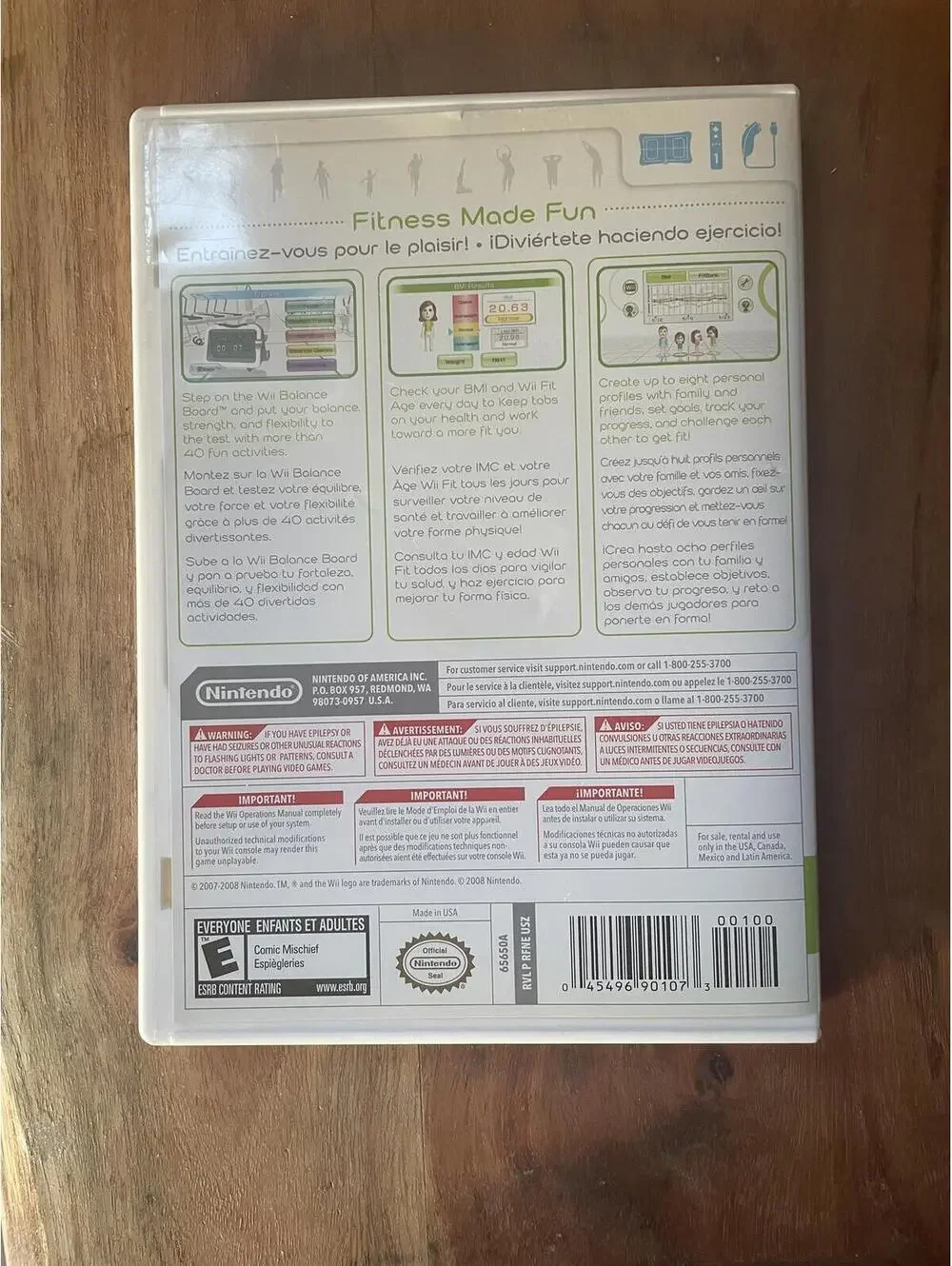 Wii Fit (Nintendo Wii) -‎ Fitness Game - Complete w/ Manual
